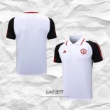 Camiseta Polo del Manchester United 2023-2024 Blanco