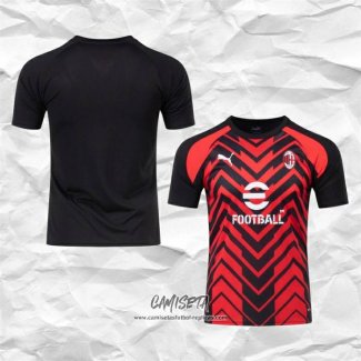 Camiseta Pre Partido del AC Milan 2023 Rojo