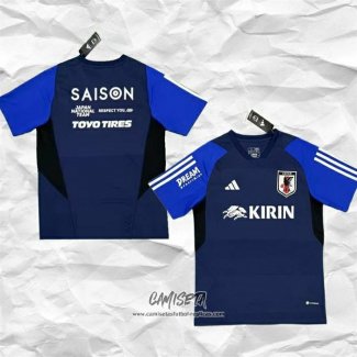 Camiseta Pre Partido del Japon 2023 Azul