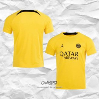 Camiseta Pre Partido del Paris Saint-Germain 2023 Amarillo