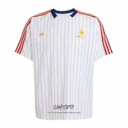 Camiseta Pre Partido del Roma 2025-2026 Blanco