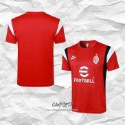 Camiseta de Entrenamiento AC Milan 2023-2024 Rojo