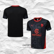 Camiseta de Entrenamiento AC Milan 2025-2026 Negro