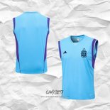 Camiseta de Entrenamiento Argentina 2023-2024 Sin Mangas Azul