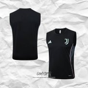 Camiseta de Entrenamiento Juventus 2025-2026 Sin Mangas Negro