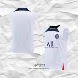 Camiseta de Entrenamiento Paris Saint-Germain 2022-2023 Sin Mangas Blanco