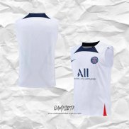 Camiseta de Entrenamiento Paris Saint-Germain 2022-2023 Sin Mangas Blanco