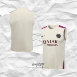 Camiseta de Entrenamiento Paris Saint-Germain 2023-2024 Sin Mangas Albaricoque