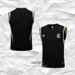 Camiseta de Entrenamiento Real Madrid 2023-2024 Sin Mangas Negro