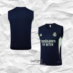 Camiseta de Entrenamiento Real Madrid 2025-2026 Sin Mangas Azul