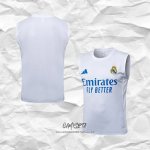 Camiseta de Entrenamiento Real Madrid 2025-2026 Sin Mangas Azul Blanco