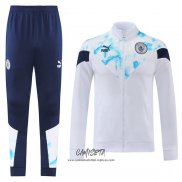 Chandal de Chaqueta del Manchester City 2022-2023 Blanco