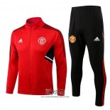 Chandal de Chaqueta del Manchester United 2022-2023 Rojo