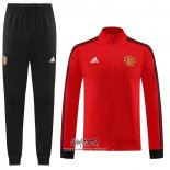 Chandal de Chaqueta del Manchester United 2023-2024 Rojo