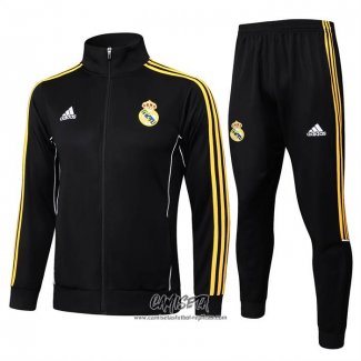 Chandal de Chaqueta del Real Madrid 2025-2026 Amarillo Negro
