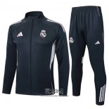 Chandal de Chaqueta del Real Madrid 2025-2026 Nino Gris