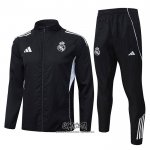 Chandal de Rompevientos del Real Madrid 2025-2026 Negro