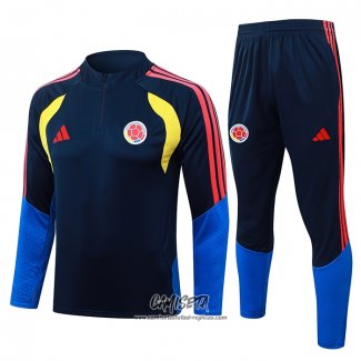 Chandal de Sudadera del Colombia 2026-2027 Nino Azul