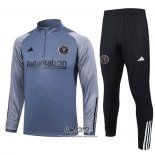 Chandal de Sudadera del Inter Miami 2023-2024 Gris