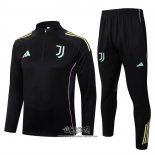 Chandal de Sudadera del Juventus 2025-2026 Nino Negro