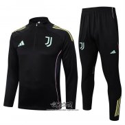 Chandal de Sudadera del Juventus 2025-2026 Nino Negro