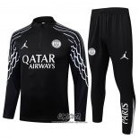 Chandal de Sudadera del Paris Saint-Germain 2025-2026 Nino Negro