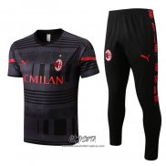 Chandal del AC Milan 2022-2023 Manga Corta Gris