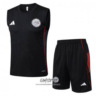 Chandal del Ajax 2025-2026 Sin Mangas Negro