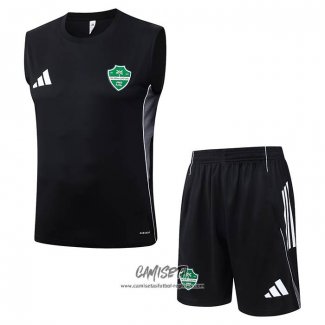 Chandal del Al-Ahli Saudi 2025-2026 Sin Mangas Negro