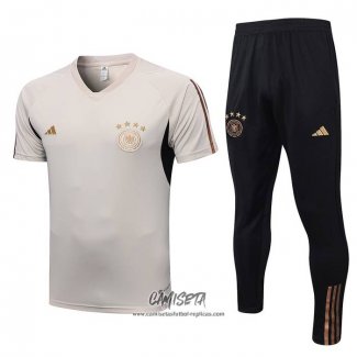 Chandal del Alemania 2022-2023 Manga Corta Gris