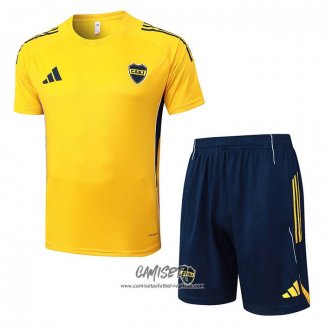 Chandal del Boca Juniors 2025-2026 Manga Corta Amarillo - Pantalon Corto