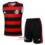 Chandal del Flamengo 2025-2026 Sin Mangas Negro Rojo