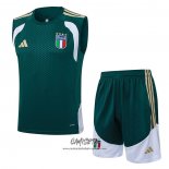 Chandal del Italia 2025-2026 Sin Mangas Verde