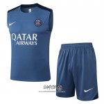 Chandal del Paris Saint-Germain 2025-2026 Sin Mangas Gris