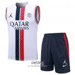 Chandal del Paris Saint-Germain Jordan 2023-2024 Sin Mangas Blanco