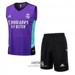 Chandal del Real Madrid 2023-2024 Sin Mangas Purpura