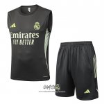 Chandal del Real Madrid 2025-2026 Sin Mangas Gris Verde