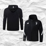 Chaqueta con Capucha del Juventus 2025-2026 Negro