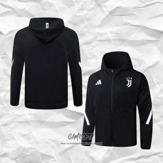 Chaqueta con Capucha del Juventus 2025-2026 Negro