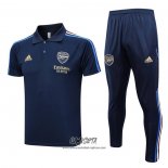 Conjunto Polo del Arsenal 2023-2024 Azul