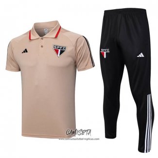 Conjunto Polo del Sao Paulo 2023-2024 Amarillo