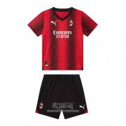 Primera Camiseta AC Milan 2023-2024 Nino