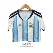 Primera Camiseta Argentina 2026 Mujer Corta