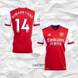 Primera Camiseta Arsenal Jugador Aubameyang 2021-2022