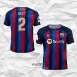 Primera Camiseta Barcelona Jugador Dest 2022-2023