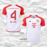 Primera Camiseta Bayern Munich Jugador De Ligt 2023-2024