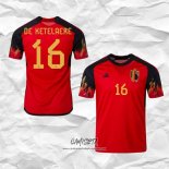 Primera Camiseta Belgica Jugador De Ketelaere 2022