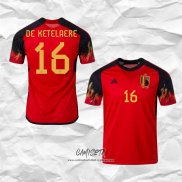 Primera Camiseta Belgica Jugador De Ketelaere 2022