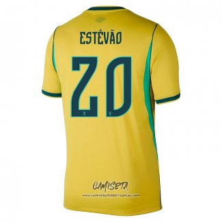 Primera Camiseta Brasil Jugador 2026 Estevao