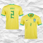 Primera Camiseta Brasil Jugador Danilo 2022